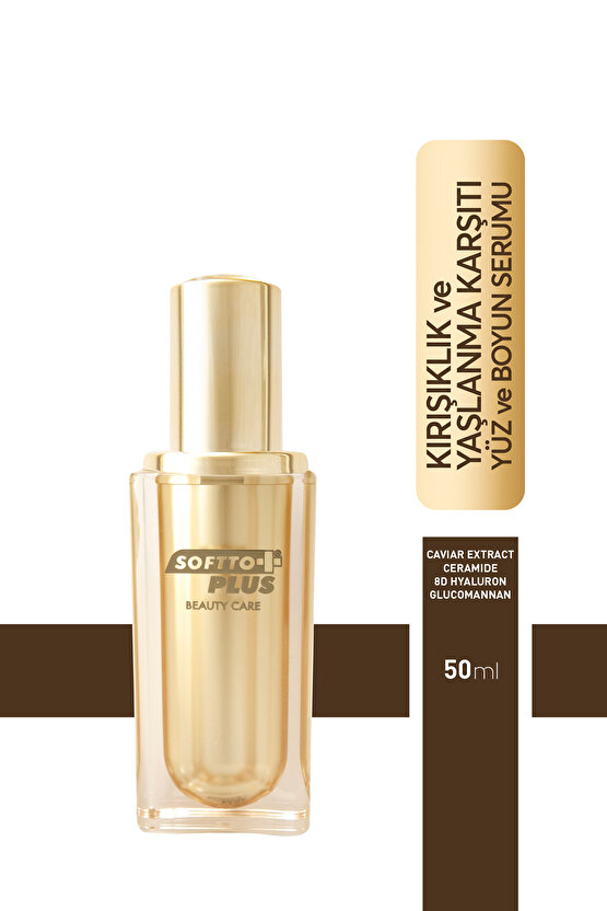 KIRIŞIKLIK KARŞITI YÜZ VE BOYUN SERUMU 50 ML