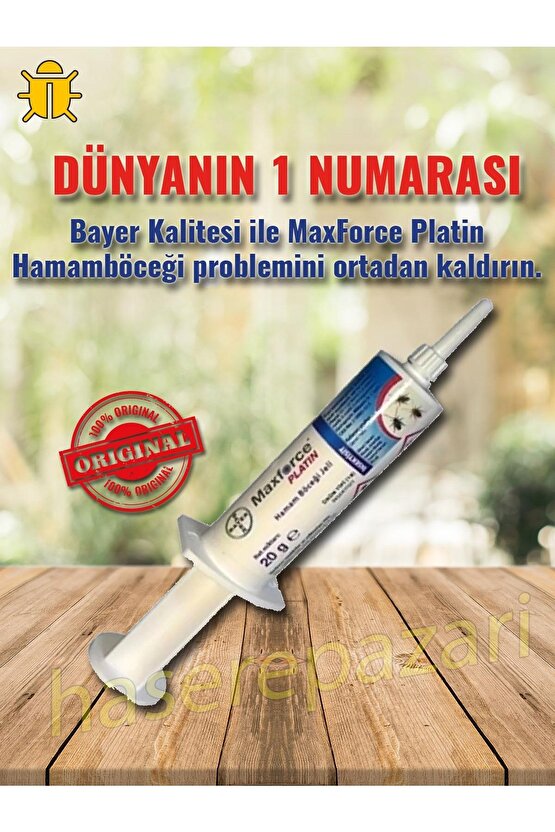 Bayer Platin Jel 20 gr Hamamböceği Jeli