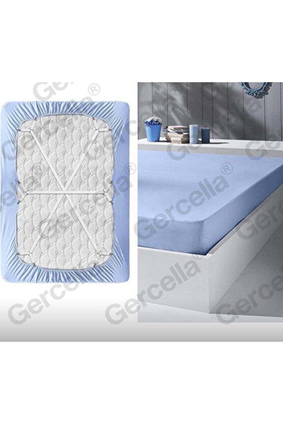 ULTRA ESNEK ÜÇGEN ELASTİK ÇARŞAF VE KILIF TUTUCU GERDİRİCİ Uzun Tipp Beyaz