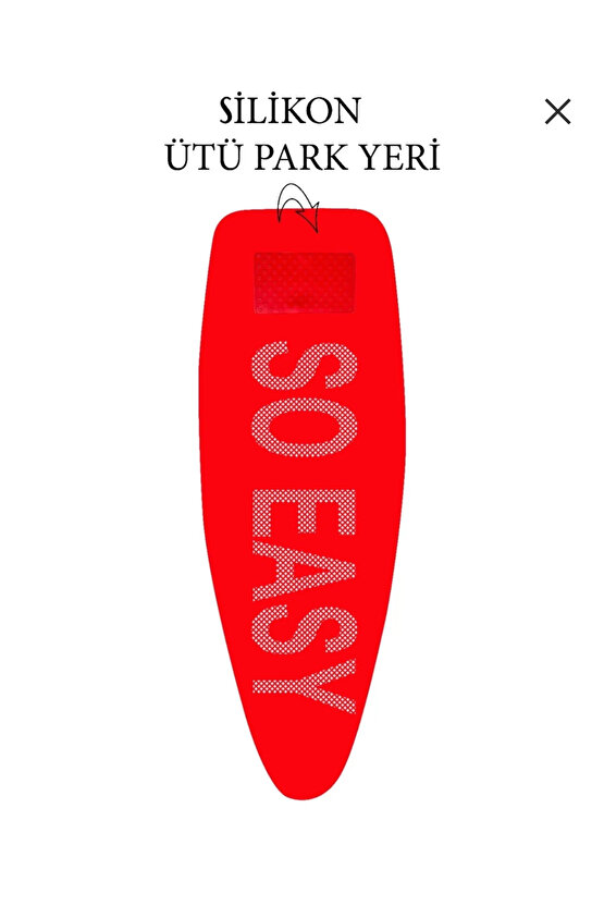 So Easy Slikon Park&go Ütü Masası Kılıfı Bezi Örtüsü (54X135CM) (EV GEREÇLERİ, EV TEKSTİLİ)