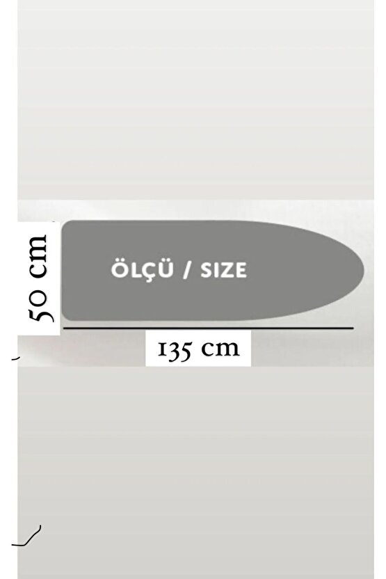 Prestige (50X135CM) Purple Ütü Masası Örtüsü Kılıfı Bezi Ironing Board Cover