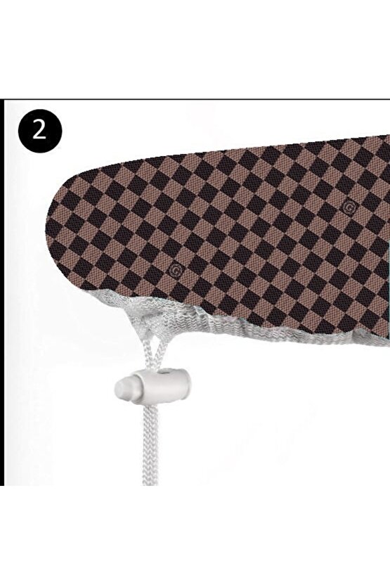 King (140X52) Kahve Ütü Masası Kılıfı (ÜTÜ MASASI &AKSESUARLARI, EV GEREÇLERİ)