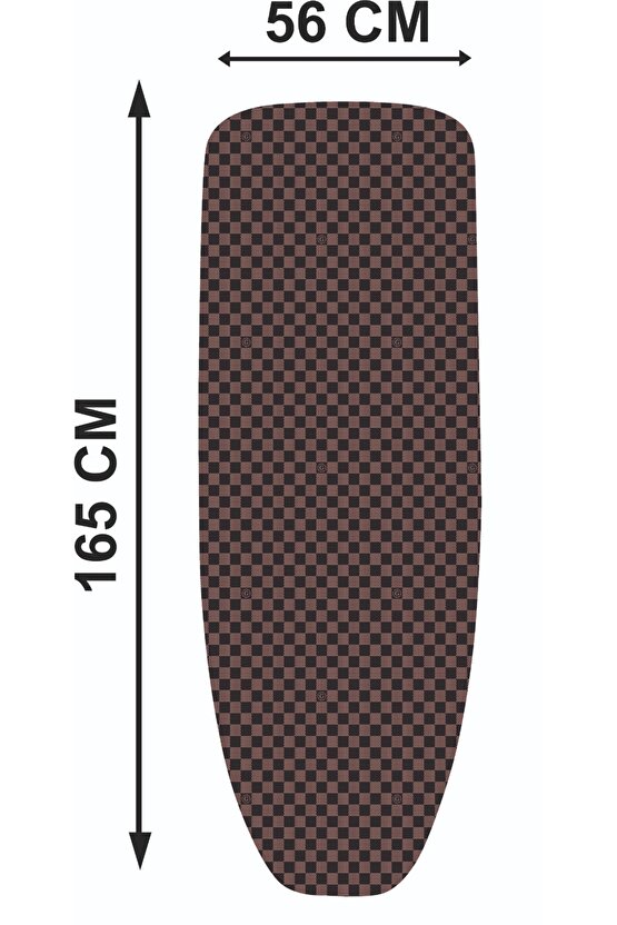 King Xxl (165X56CM)kahve Ütü Masası Kılıfı (ÜTÜ MASASI &AKSESUARLARI, EV GEREÇLERİ, EV TEKSTİLİ)