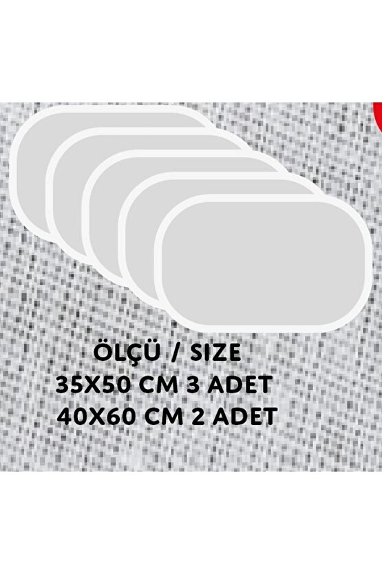 (KORUYUCU SET) SİLİKON ÜTÜ ALTLIĞI +(5 ADET) KORUYUCU FİLE ÜTÜLEME MATI PEDİ(ütü masası örtü kılıfı)