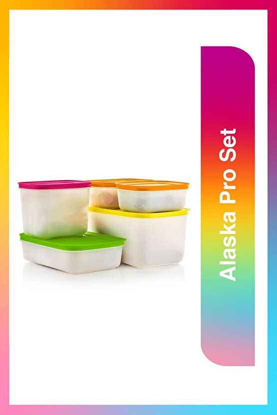 Alaska Pro Set Gıda Saklama ve Taşıma Seti Pratik ve Şık Tasarım