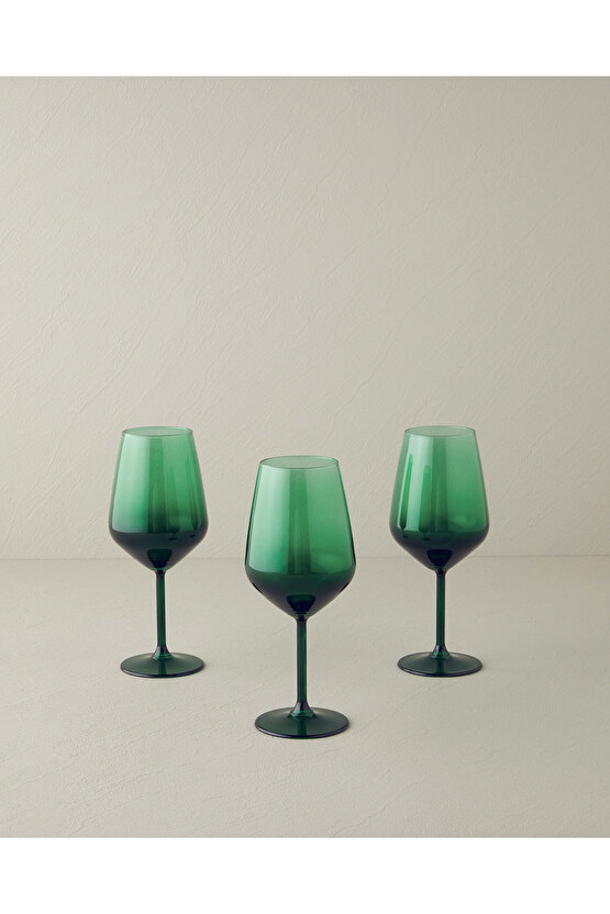 Christmas Cam 3lü Kadeh 490 ml Yeşil