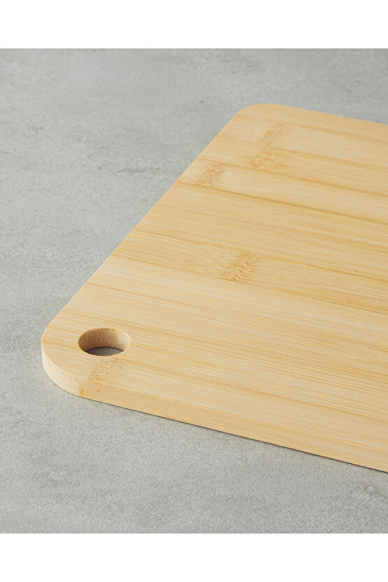 Alia Bambu 2li Kesme Tahtası 20x28 cm-24x33 cm Natural