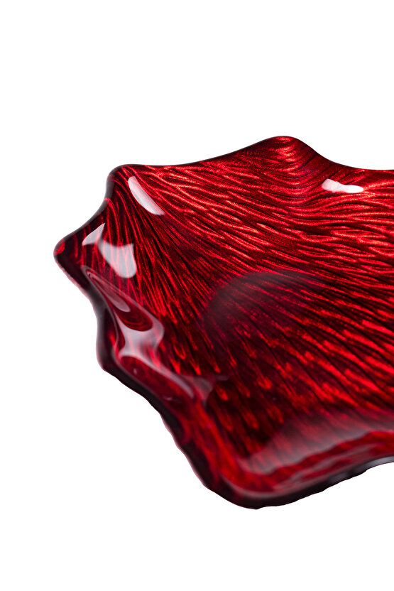 Belda Çerez Tabağı - Kırmızı