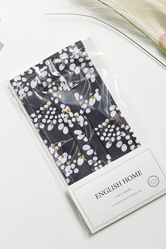 Miracle Pamuk Maske 9,5x18 Cm Lacivert