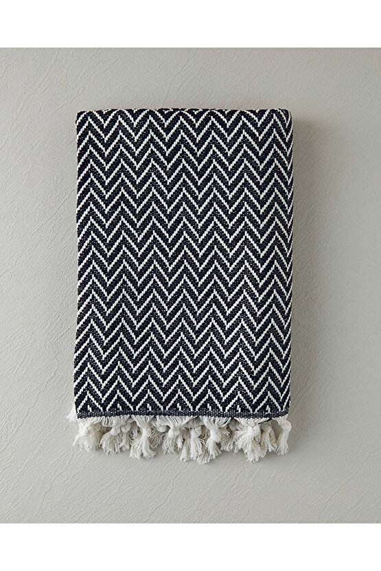 Carlo Pamuk Koltuk Şalı Siyah