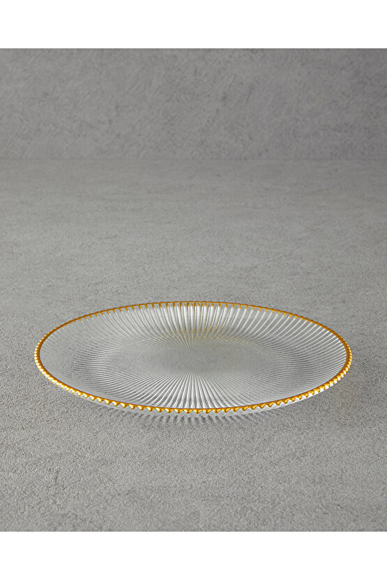 Graceful Shapes Cam Pasta Tabağı Gold