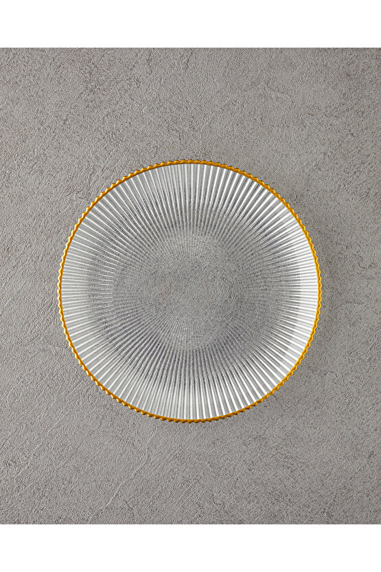 Graceful Shapes Cam Pasta Tabağı Gold