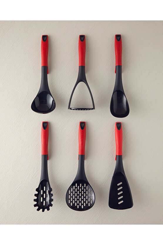 Amara Plastik Kepçe 30 cm Kırmızı