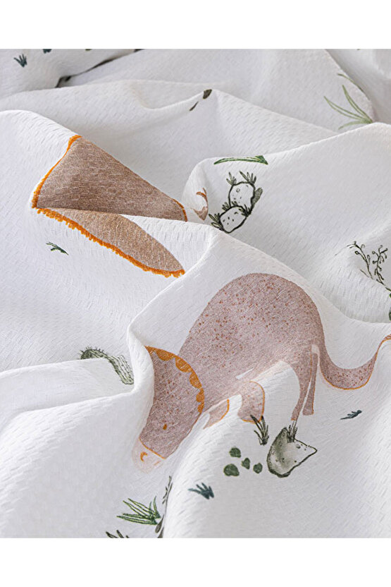 Dinazor Pamuk Çocuk Pike Bej