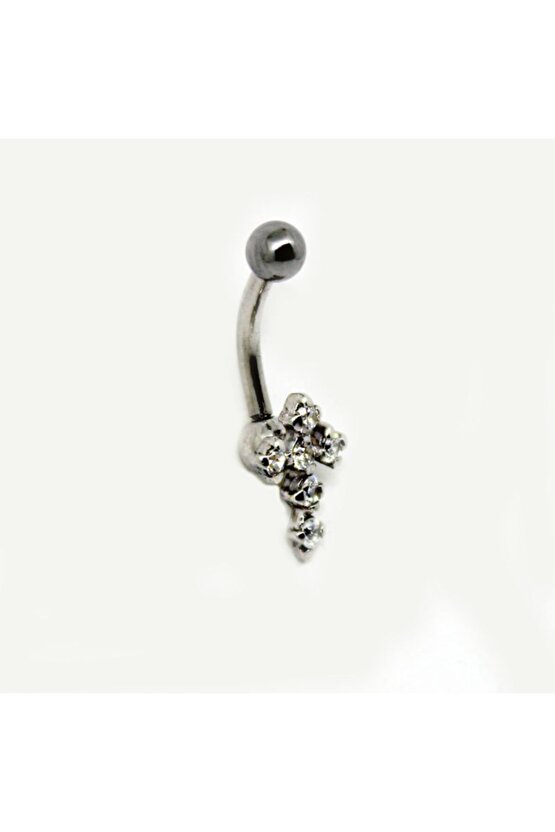 Kadın Gri Haç Piercing