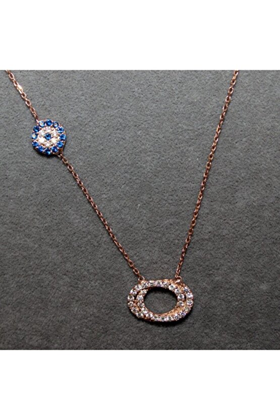 Küçük Çift Halka Kolye