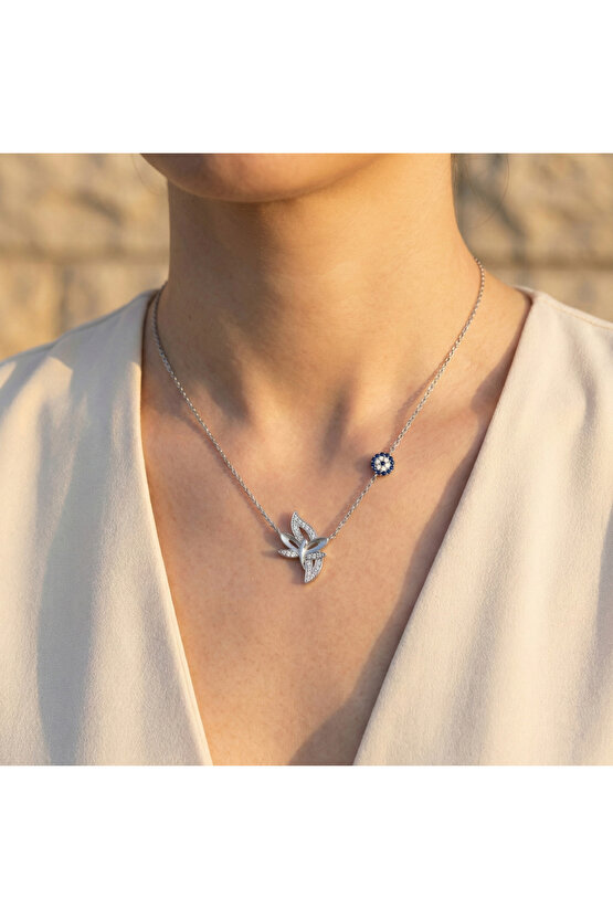 Yapraklı Yusufçuk Kolye