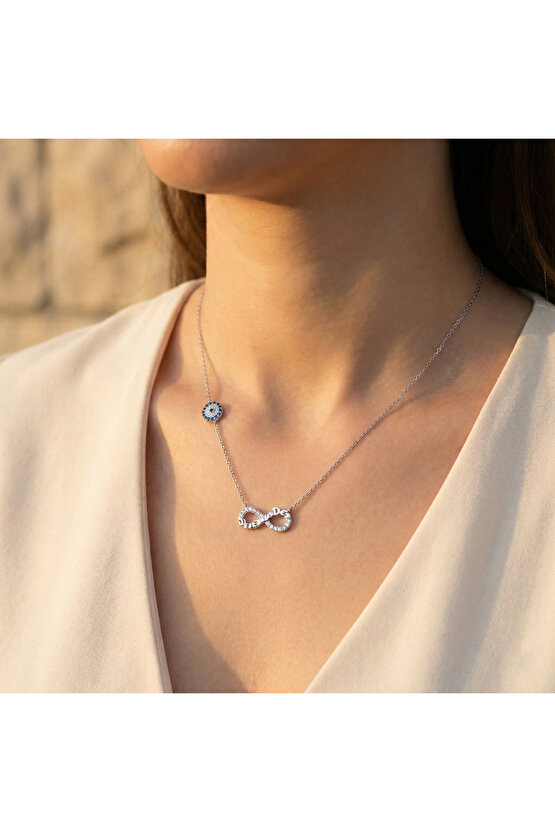 Sonsuza Kadar Taşlı Kolye