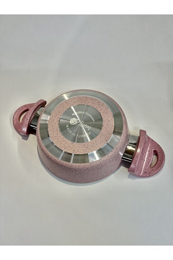 Döküm Granit Kapaklı Yumurta Sahanı 20 Cm Kırmızı