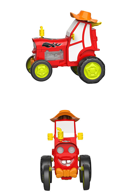 Oyuncak Şarjlı Sesli ve Işıklı Uzaktan Kumandalı Dans Eden Çılgın Traktör Araba