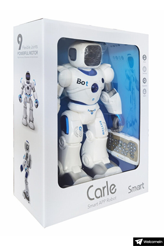 Eğlendirici Akıllı Kumandalı Şarjlı İnteraktif Akıllı Büyük Robot Müzik Hikaye ve Eğitici Özellikler