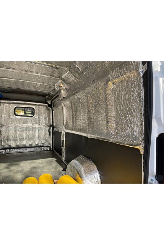 6mm- 100x100cm Alüminyum Folyolu Kendinden Yapışkanlı Oto Ses Ve Isı Yalıtım Malzemesi 6-mm 100x100