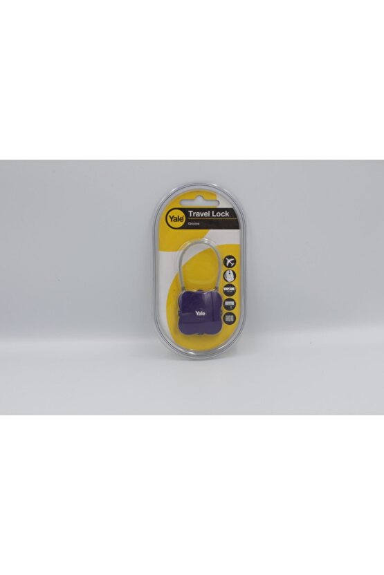 Moka Aksesuar - Yuvarlak Köşeli Asma Kilit Mor -yp4413501p