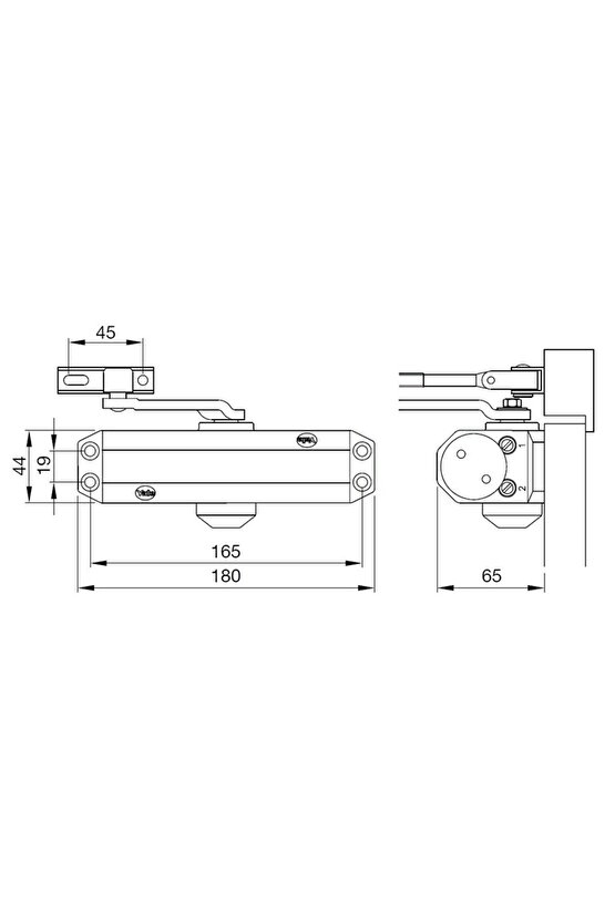 Kapı Hidroliği 300 Serisi Montaj Ayarlı 2-4 No