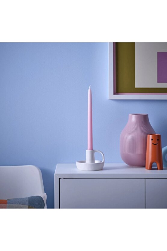 Vınter Mum 8 Adet Şamdan Mumu ı Akmaz Eğilmez 25 Cm 8 Adet