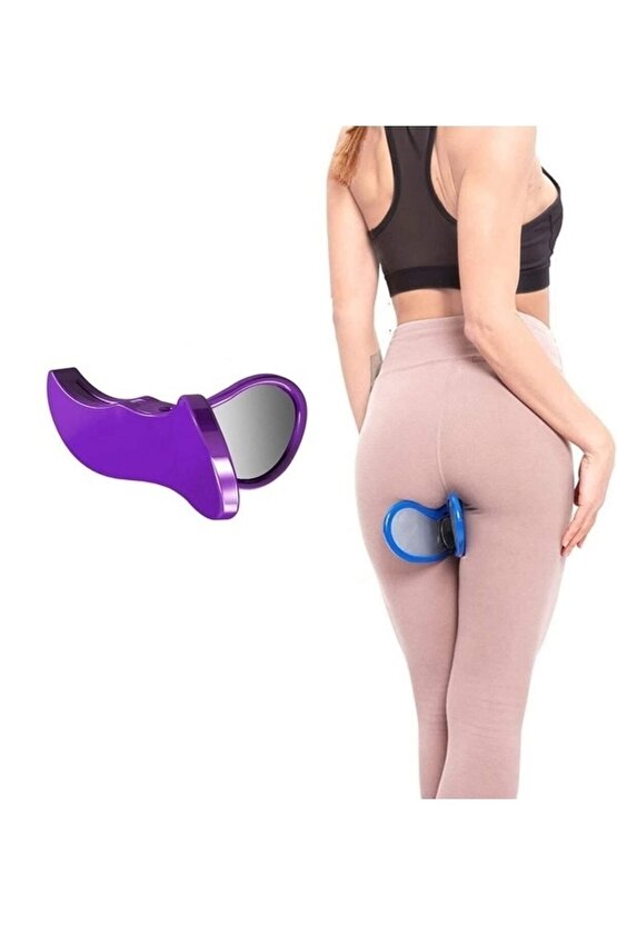 Mor Iç Bacak Egzersiz Aleti Pelvic Excercise Tool Portatif Egzersiz Aleti Kalça Egzersiz Aleti (mor