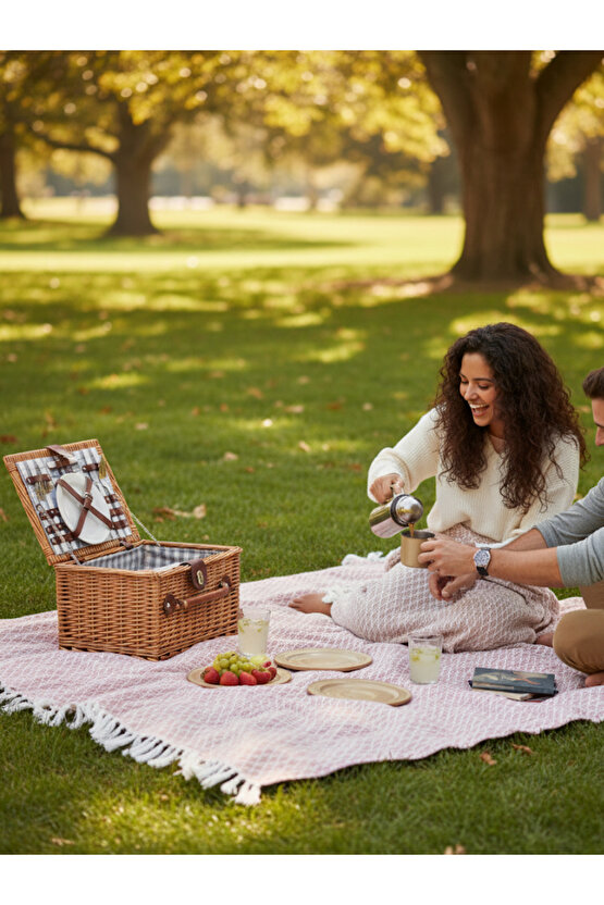 Çok Amaçlı Örtü Koltuk Çekyat Kilim Yatak Piknik Örtüsü Zemin Kaplama Yıkanabilir Saçaklı 170x200 CM
