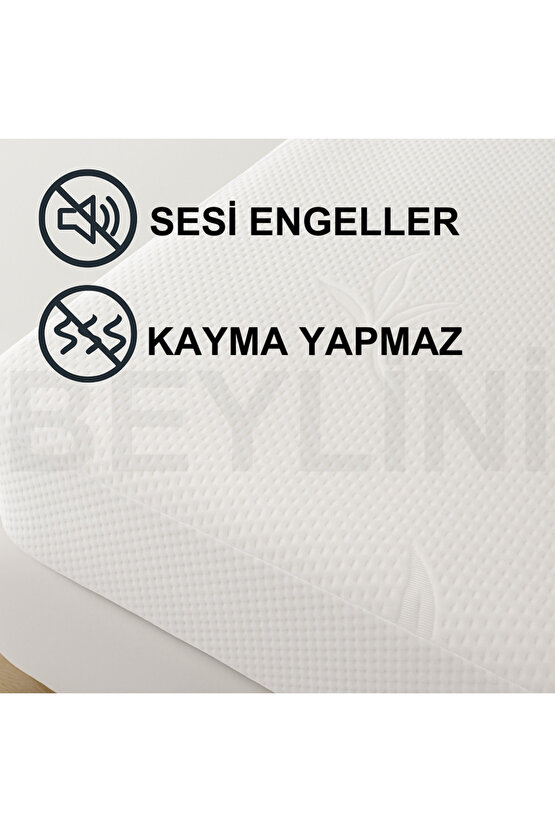 Yatak Alezi Kapitone Full Fitted Sıvı Geçirmez Kaymaz Yatak Örtüsü Yatak Koruyucu Full Kenar Çarşaf