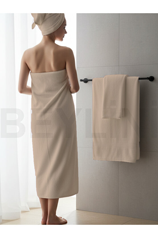Banyo Havlu Takımı Yüksek Emici Yumuşak Banyo Hamam Vücut Plaj Havuz Sahil Havlusu Çeyizlik 70x140cm