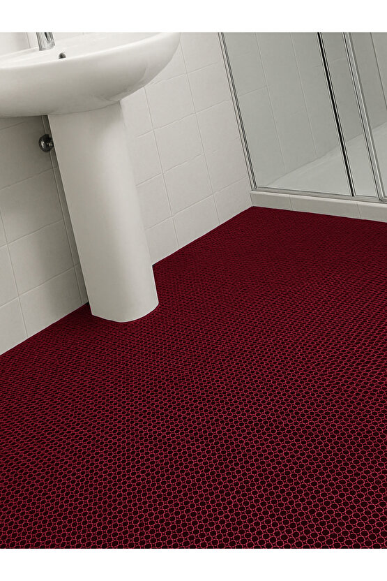 Bal Petek PVC Paspas Islak Zeminlerde Kaydırmaz İç Dış Mekan Banyo Duş Lavabo Havuz Kenarı Halısı