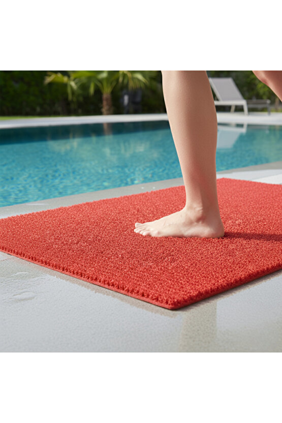 Kıvırcık Paspas İç Dış Zemin Halı Yolluk Kapı Önü Havuz Banyo Duş İş Yeri Apartman Paspası 12mm