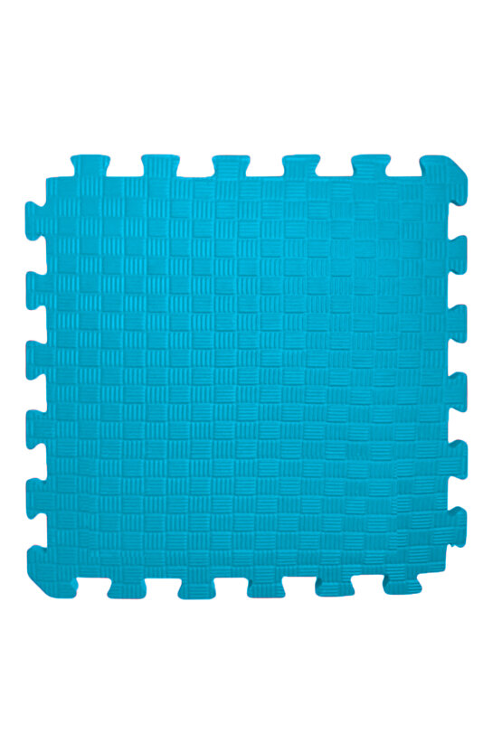 Tatami Zemin Karosu Spor Zemin Çocuk Odası Matı Ses Yalıtımlı Karo Halı Eva Panel Mavi 50 Cm