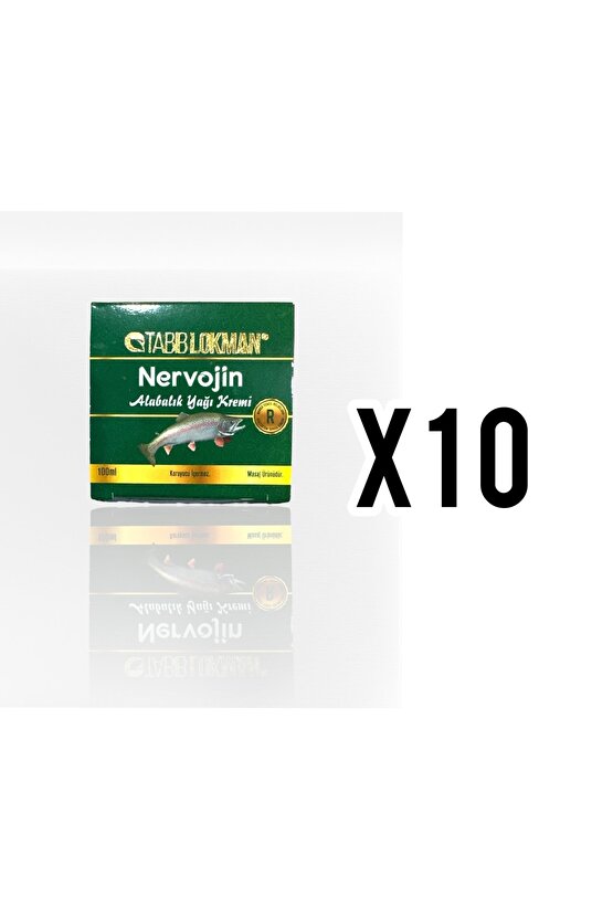10adet Nervojin Alabalık Yağı Kremi 100ml