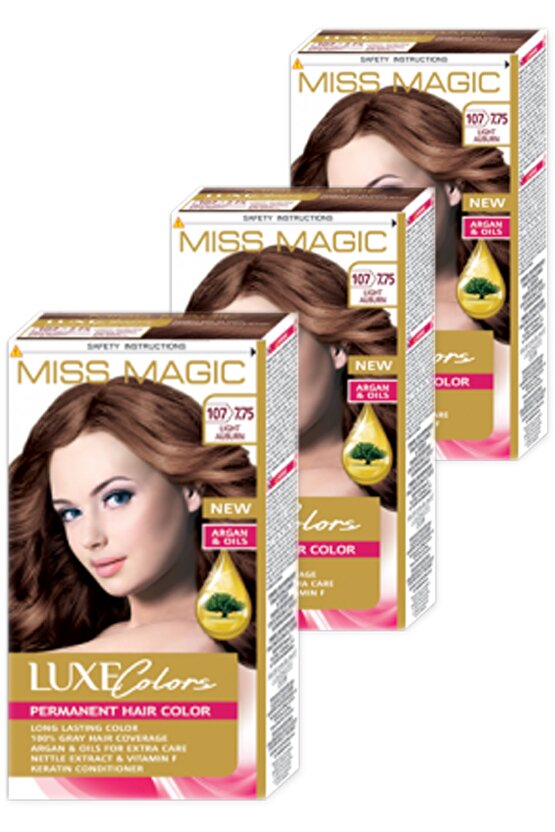 Saç Boyası 7,75 Set Boya 3lü Set