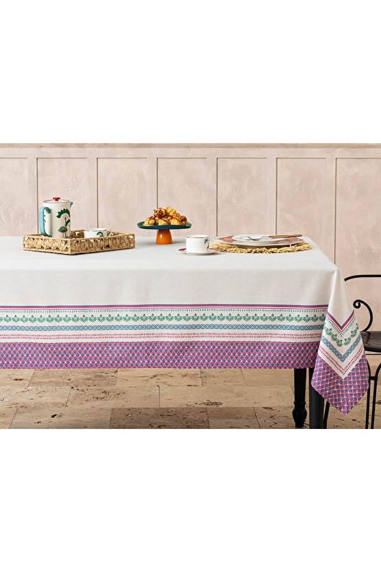 Exotic Shine Masa Örtüsü 150x200 Cm Krem