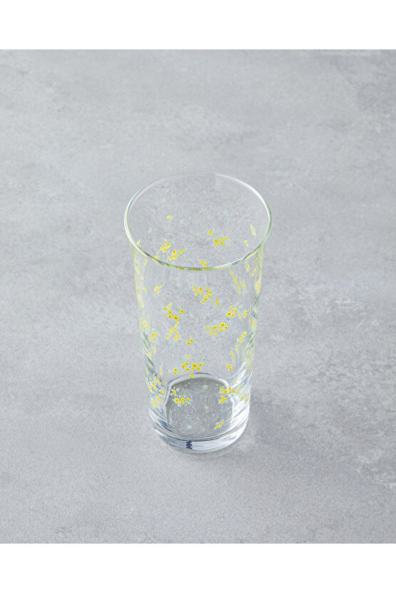 Petal Cam 3lü Bardak 290 ml Sarı
