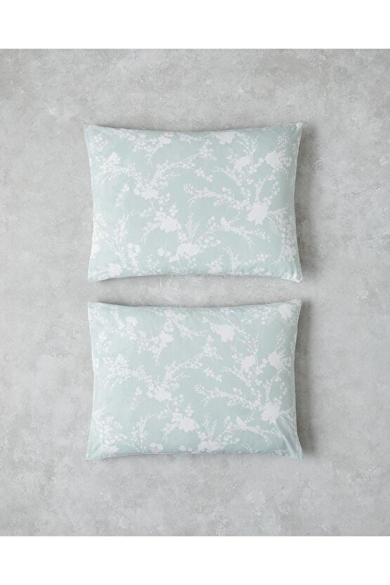 Cool Garden Pamuklu 2li Yastık Kılıfı 50x70 cm Yeşil