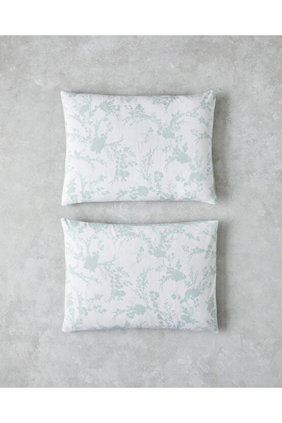 Cool Garden Pamuklu 2li Yastık Kılıfı 50x70 cm Yeşil