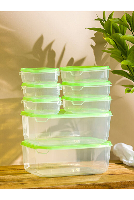 Karişik 8 Parça Saklama Kabı Seti