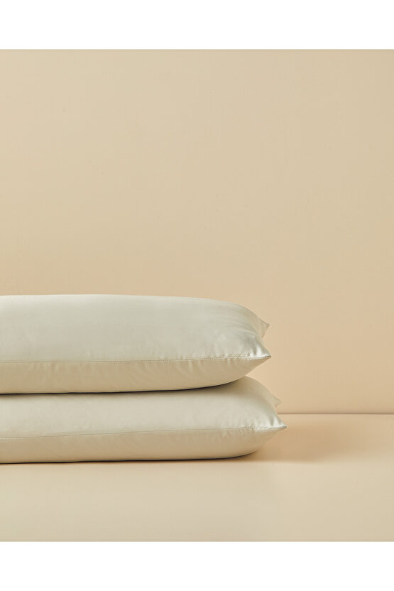 Micell Pamuk Saten 2li Yastık Kılıfı 50x70 cm Yeşil