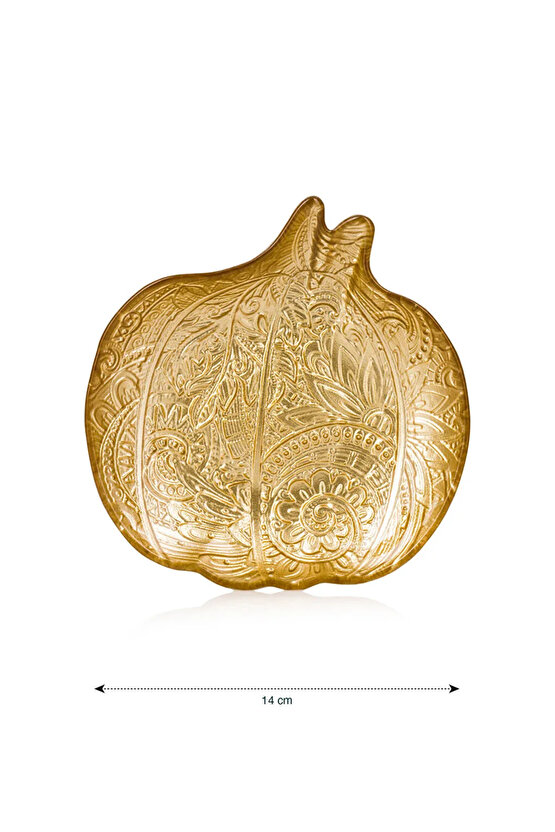 LCW HOME Sari Dekoratif Cam Çerezlik 2li 14 cm