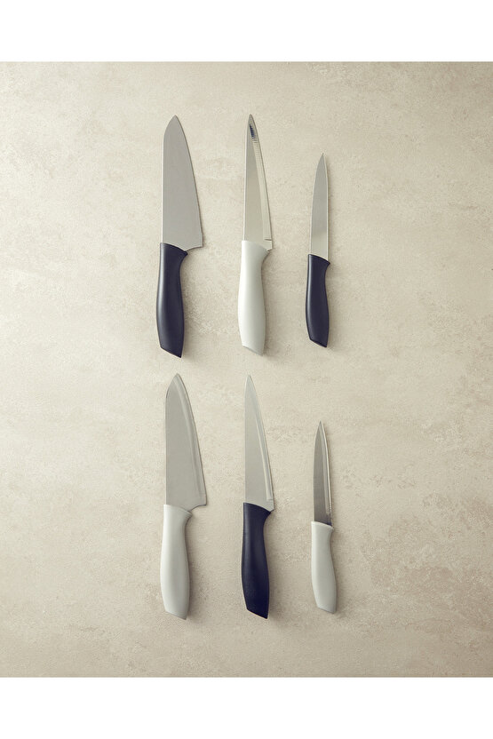 Cross 3’lü Çelik Şef Bıçağı Krem