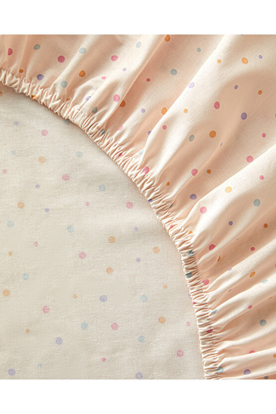Funny Dots Bebe Lastikli Çarşaf Tkm 70x140