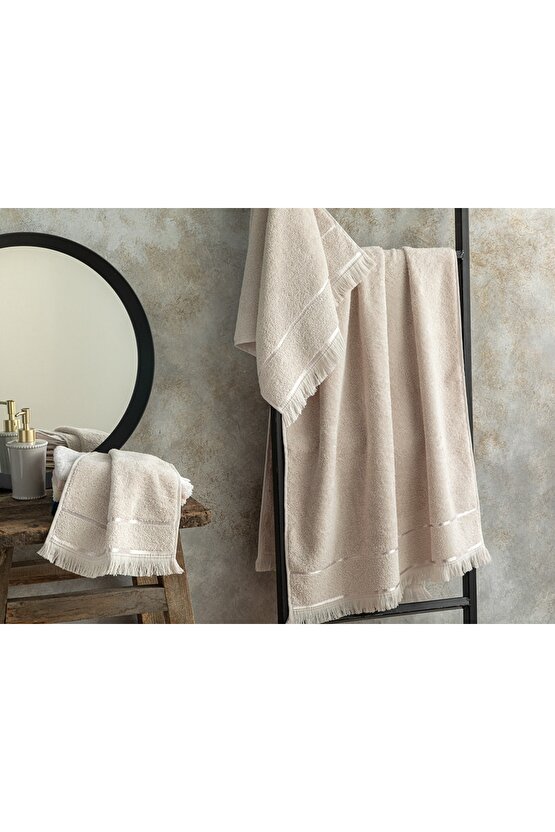 Vegan Pamuk El Havlusu 30x40 Cm Gri