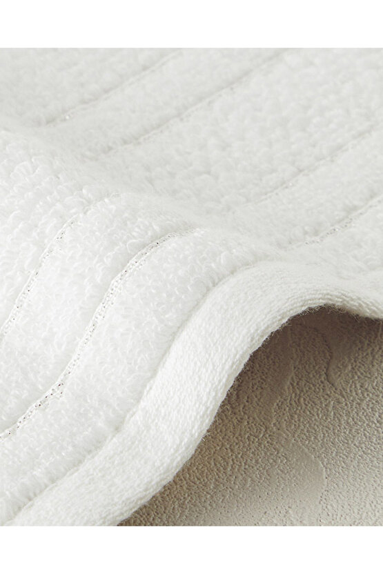 Highlight Pamuklu Simli El Havlusu Ekru