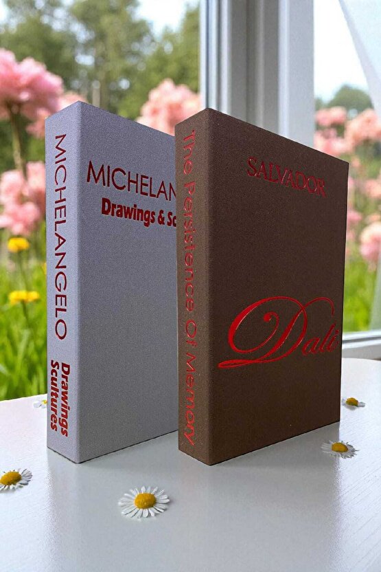 2’li Kumaş Kaplı Kitap Görünümlü Dekoratif Kutu | Hediye & Takı Kutusu